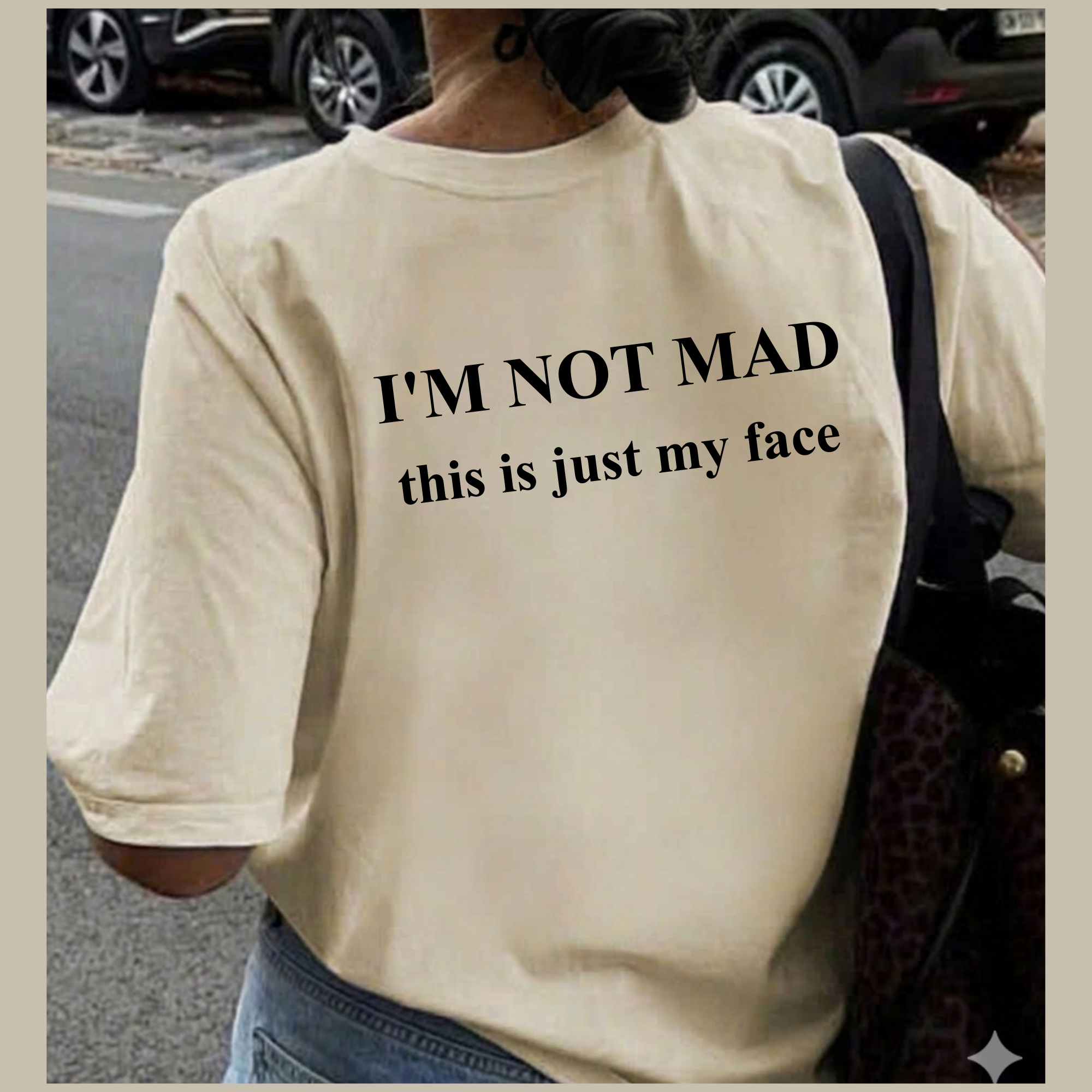 T-Shirt — “I’m Not Mad, This Is Just My Face” Graphic Tee