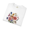 Floral Wildflower Bouquet T-Shirt — Motherhood Script