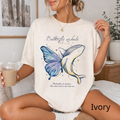 T‑Shirt — Butterfly Whale Illustration "the gift of whale" — Nature‑Inspired Graphic Tee