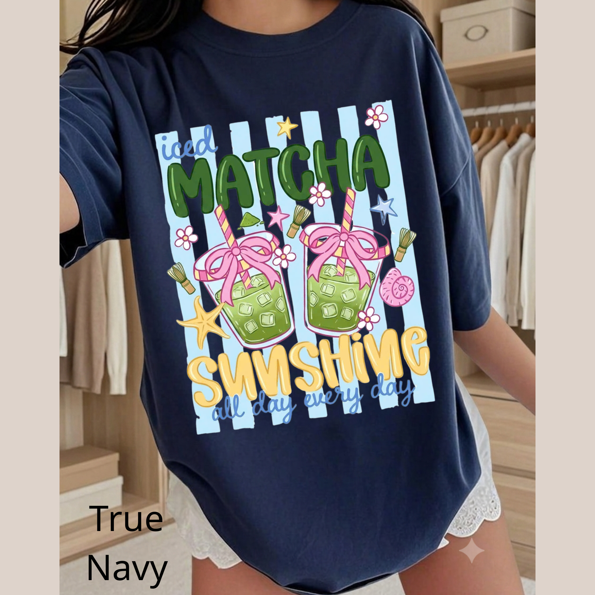 Iced Matcha, Sunshine All Day Every Day T-Shirt