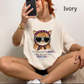 Cute Cat Shirt, You Don't Have To Gossip I Have My Own Pace T-Shirt, Funny Sassy Cat Lover Gift, Pastel Aesthetic Tee, Oversized Trendy Top