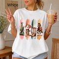 Western Cowboy Boots & Horse T‑Shirt — Southwestern Rodeo Graphic Tee