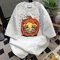 Raccoon Pumpkin Halloween Shirt, Spooky Season Comfort Colors T-Shirt, Cute Autumn Animal Graphic Tee