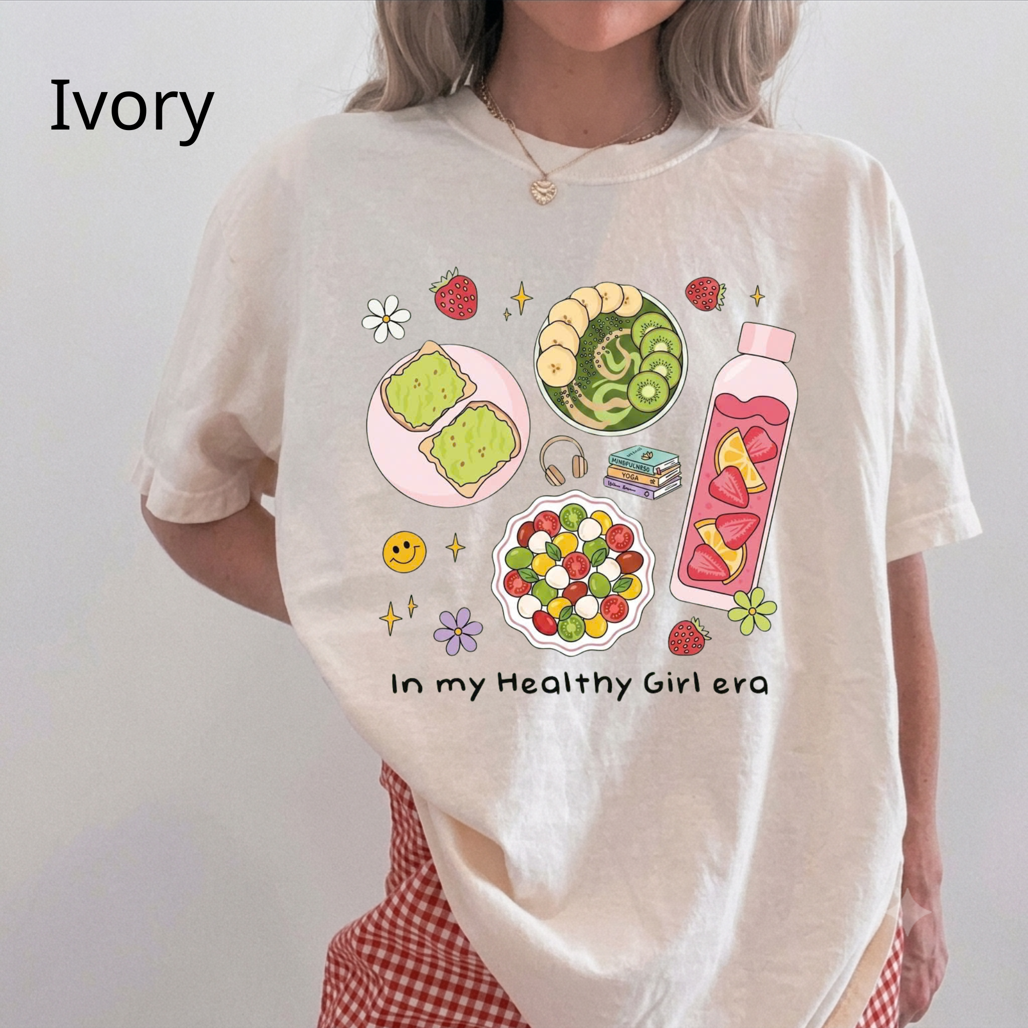 In My Healthy Girl Era T-Shirt, Wellness Lifestyle Tee, Fitness Motivation Gift