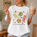 In My Healthy Girl Era T-Shirt, Wellness Lifestyle Tee, Fitness Motivation Gift