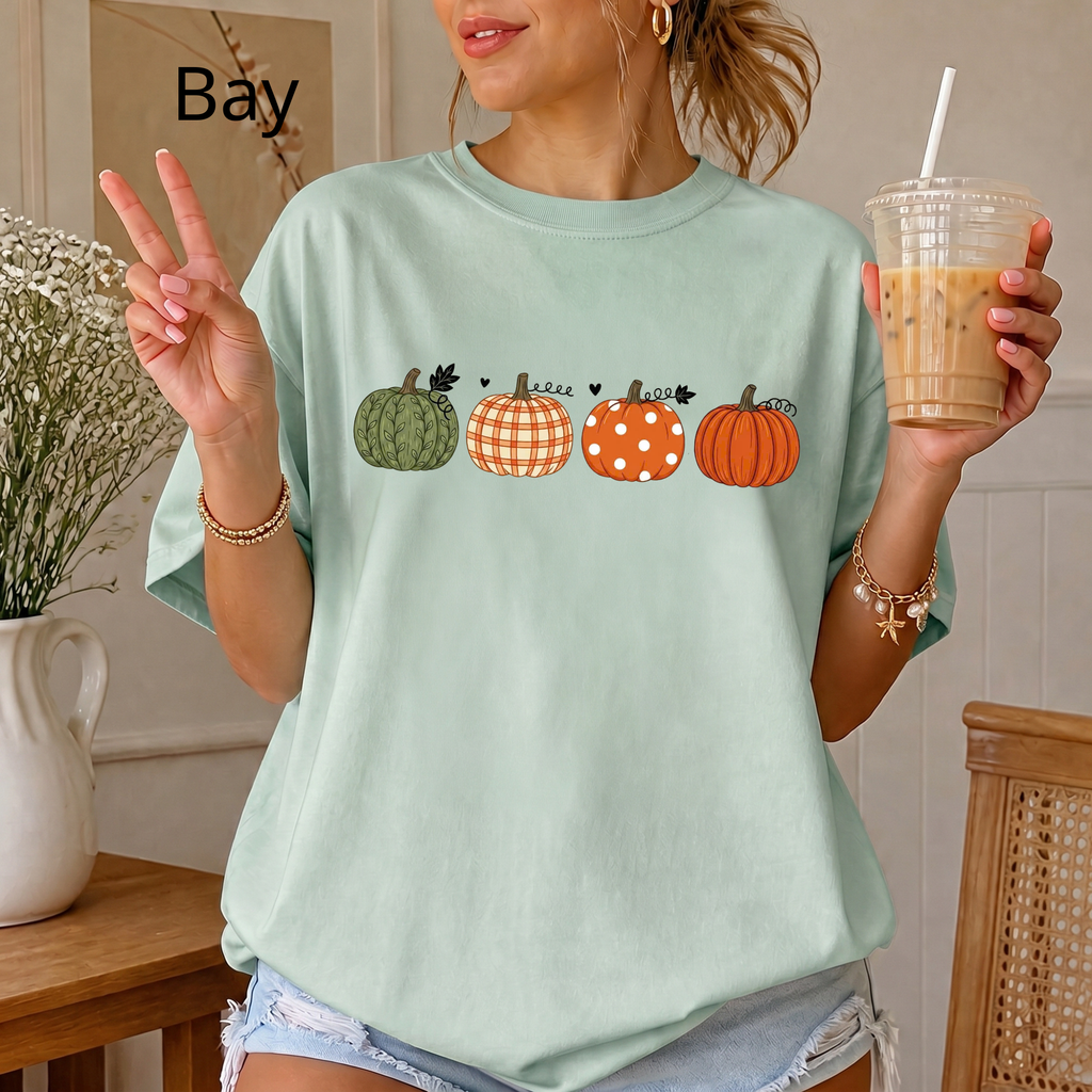 Fall Pumpkin Patch T-Shirt, Cute Autumn Graphic Tee, Pumpkin Season Shirt, Farmhouse Fall Vibes Tee, Thanksgiving Shirt
