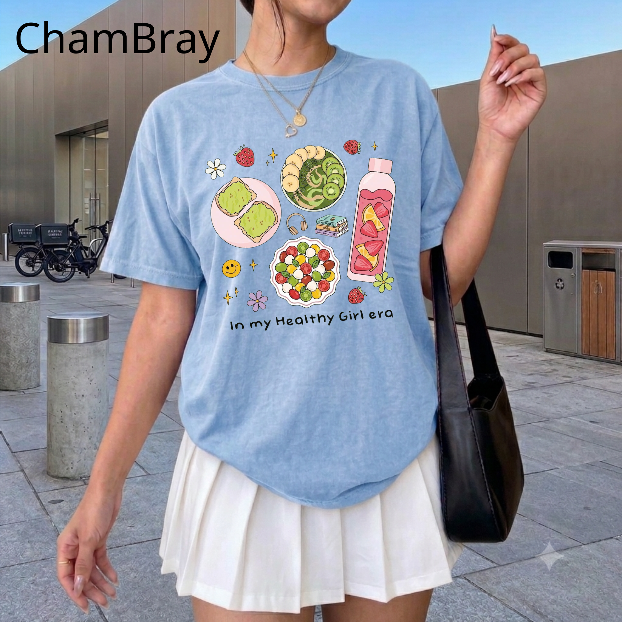 In My Healthy Girl Era T-Shirt, Wellness Lifestyle Tee, Fitness Motivation Gift