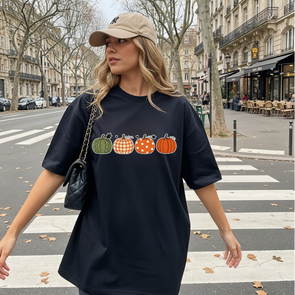 Fall Pumpkin Patch T-Shirt, Cute Autumn Graphic Tee, Pumpkin Season Shirt, Farmhouse Fall Vibes Tee, Thanksgiving Shirt