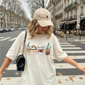 Teacher Coffee Fuel T-Shirt, Cute Teacher Graphic Tee, Back to School Shirt for Teachers, Caffeine Queen Teacher Shirt
