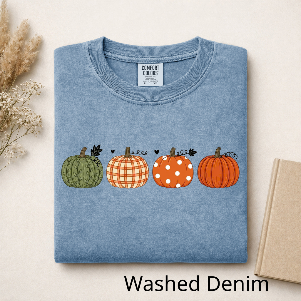 Fall Pumpkin Patch T-Shirt, Cute Autumn Graphic Tee, Pumpkin Season Shirt, Farmhouse Fall Vibes Tee, Thanksgiving Shirt