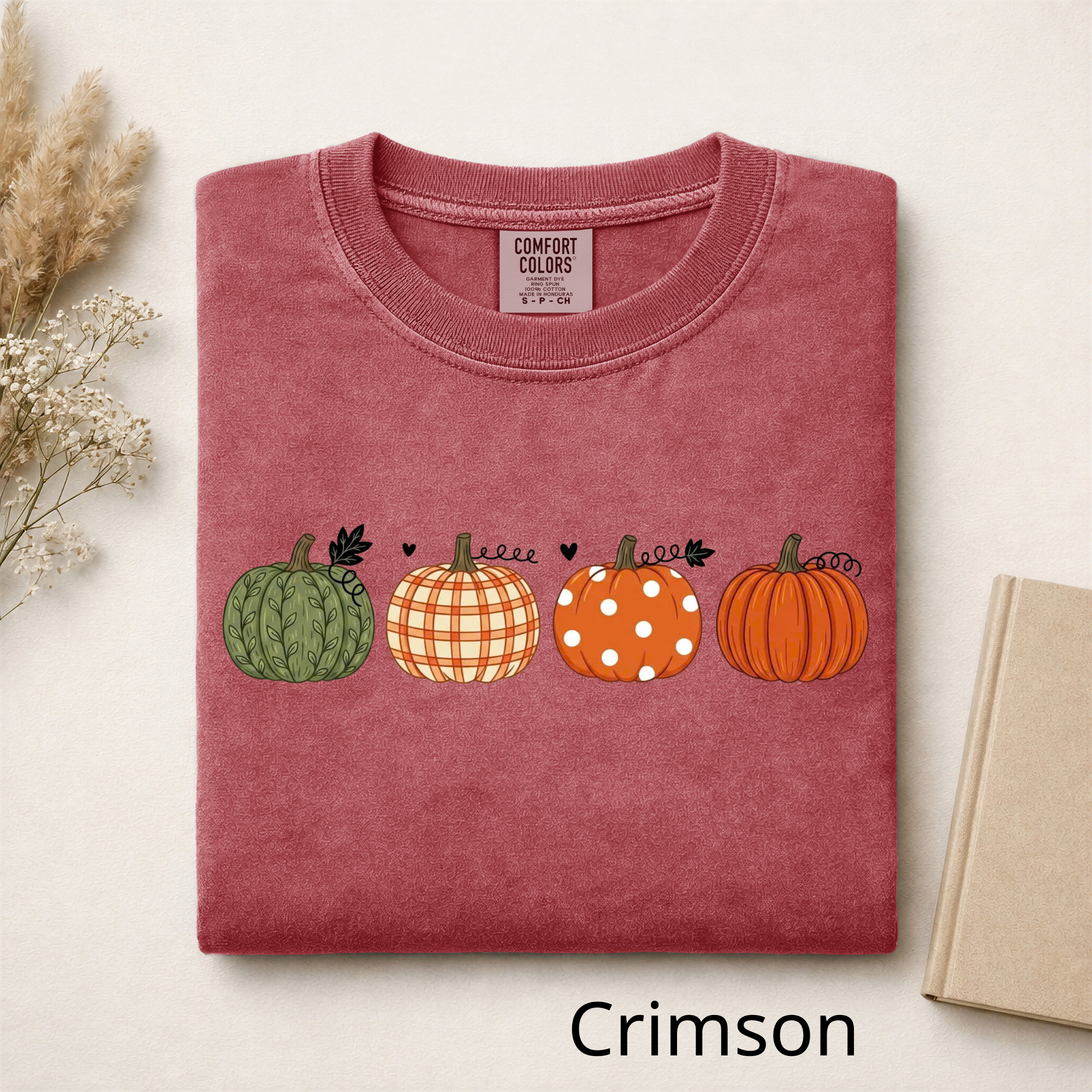 Fall Pumpkin Patch T-Shirt, Cute Autumn Graphic Tee, Pumpkin Season Shirt, Farmhouse Fall Vibes Tee, Thanksgiving Shirt