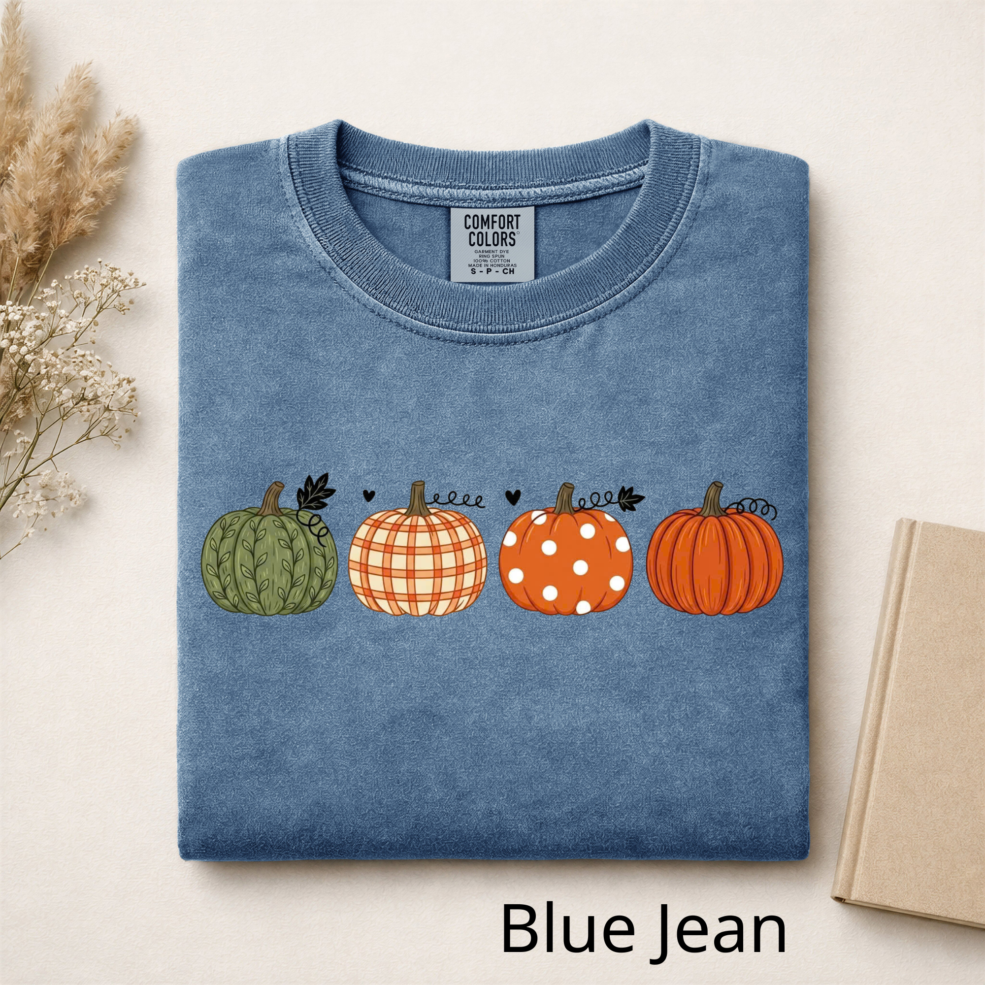 Fall Pumpkin Patch T-Shirt, Cute Autumn Graphic Tee, Pumpkin Season Shirt, Farmhouse Fall Vibes Tee, Thanksgiving Shirt