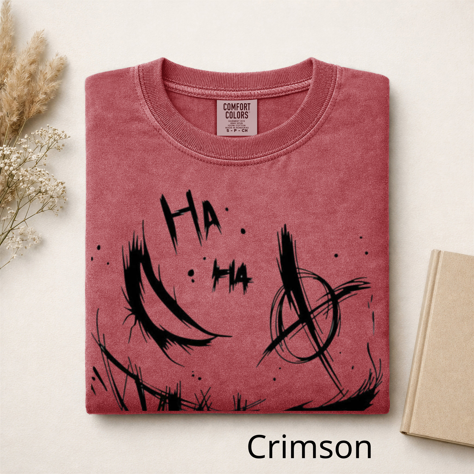 Gothic Smile Graphic T-Shirt, Artistic Graffiti Sketch Apparel, Edgy Dark Aesthetic Clothing, Comfort Colors Style Streetwear, Unique Gift for Him/Her