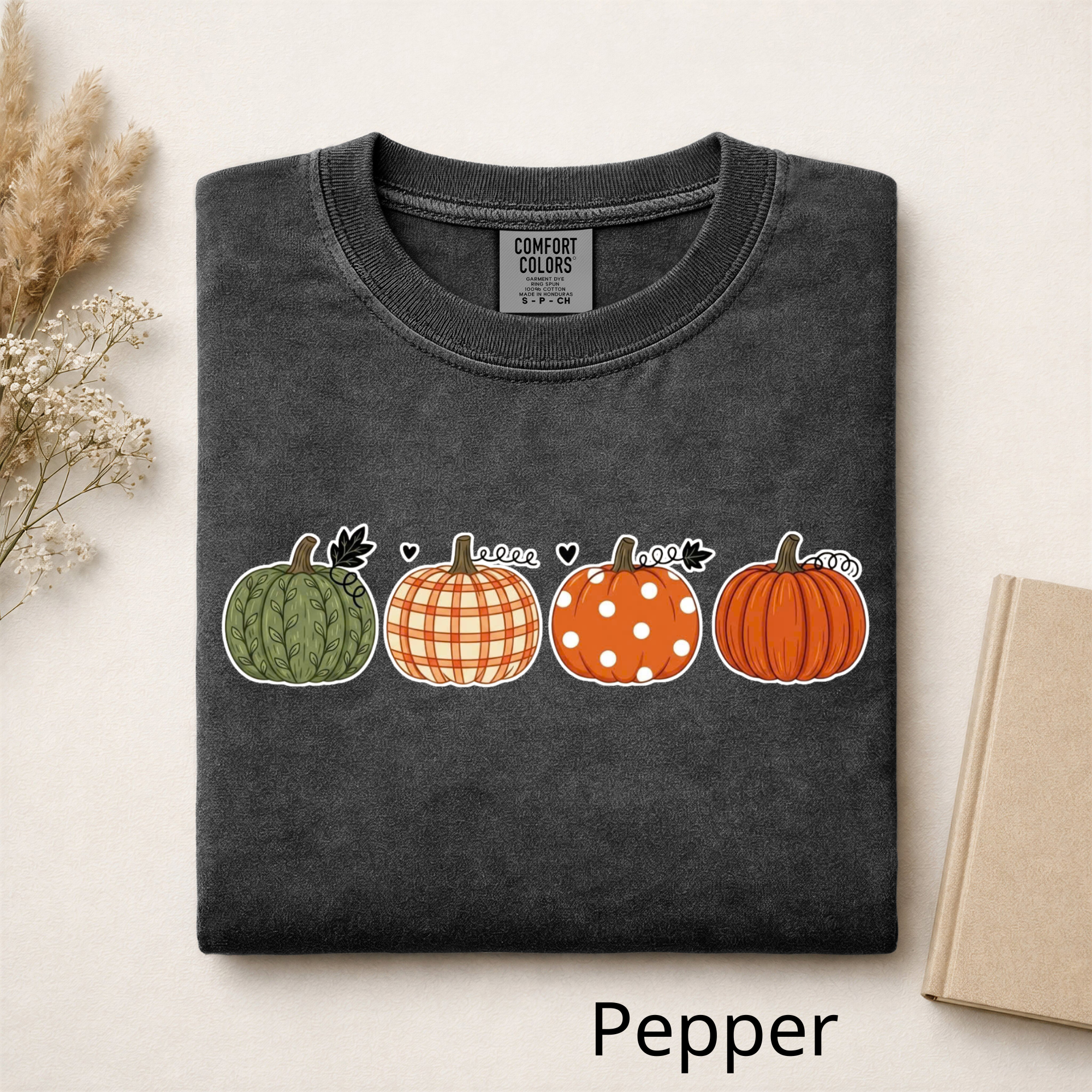 Fall Pumpkin Patch T-Shirt, Cute Autumn Graphic Tee, Pumpkin Season Shirt, Farmhouse Fall Vibes Tee, Thanksgiving Shirt