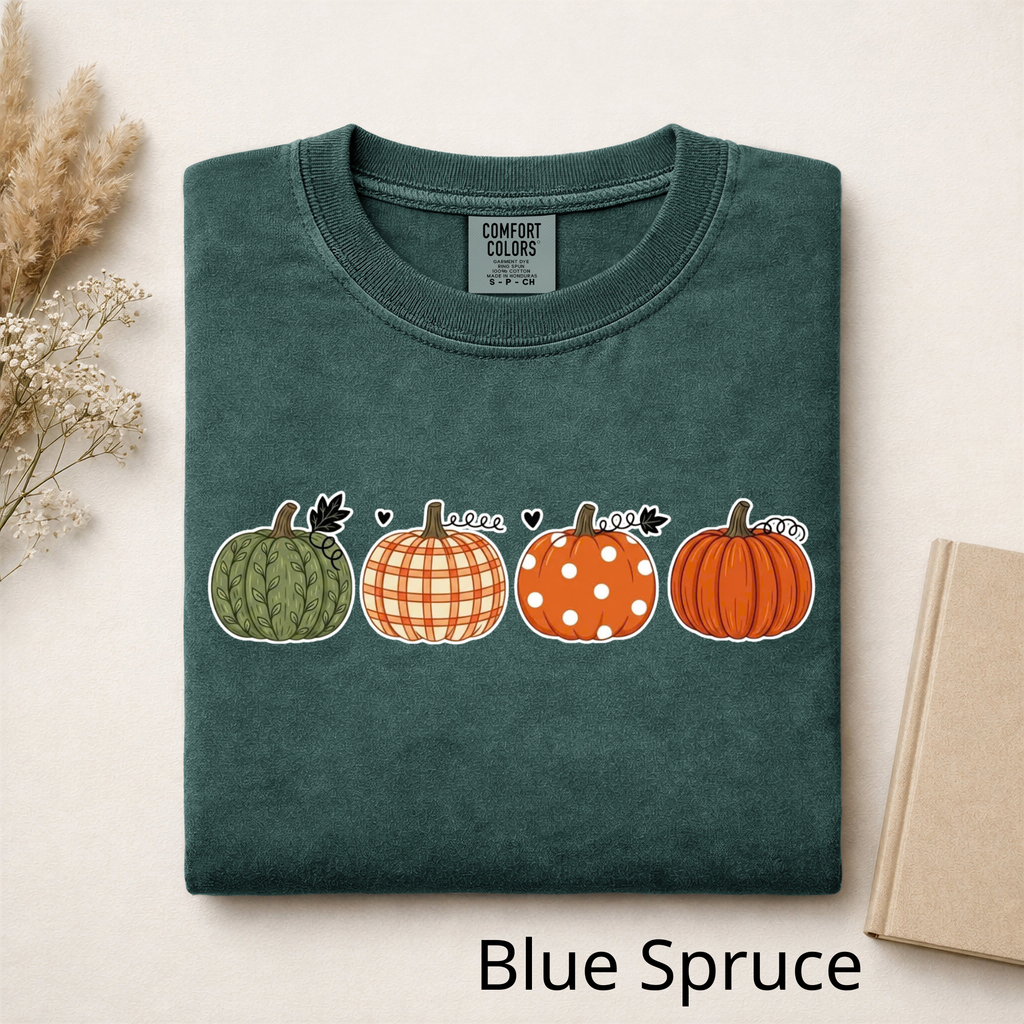 Fall Pumpkin Patch T-Shirt, Cute Autumn Graphic Tee, Pumpkin Season Shirt, Farmhouse Fall Vibes Tee, Thanksgiving Shirt