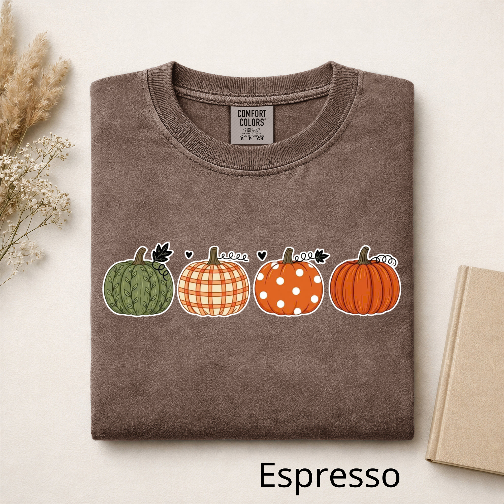 Fall Pumpkin Patch T-Shirt, Cute Autumn Graphic Tee, Pumpkin Season Shirt, Farmhouse Fall Vibes Tee, Thanksgiving Shirt